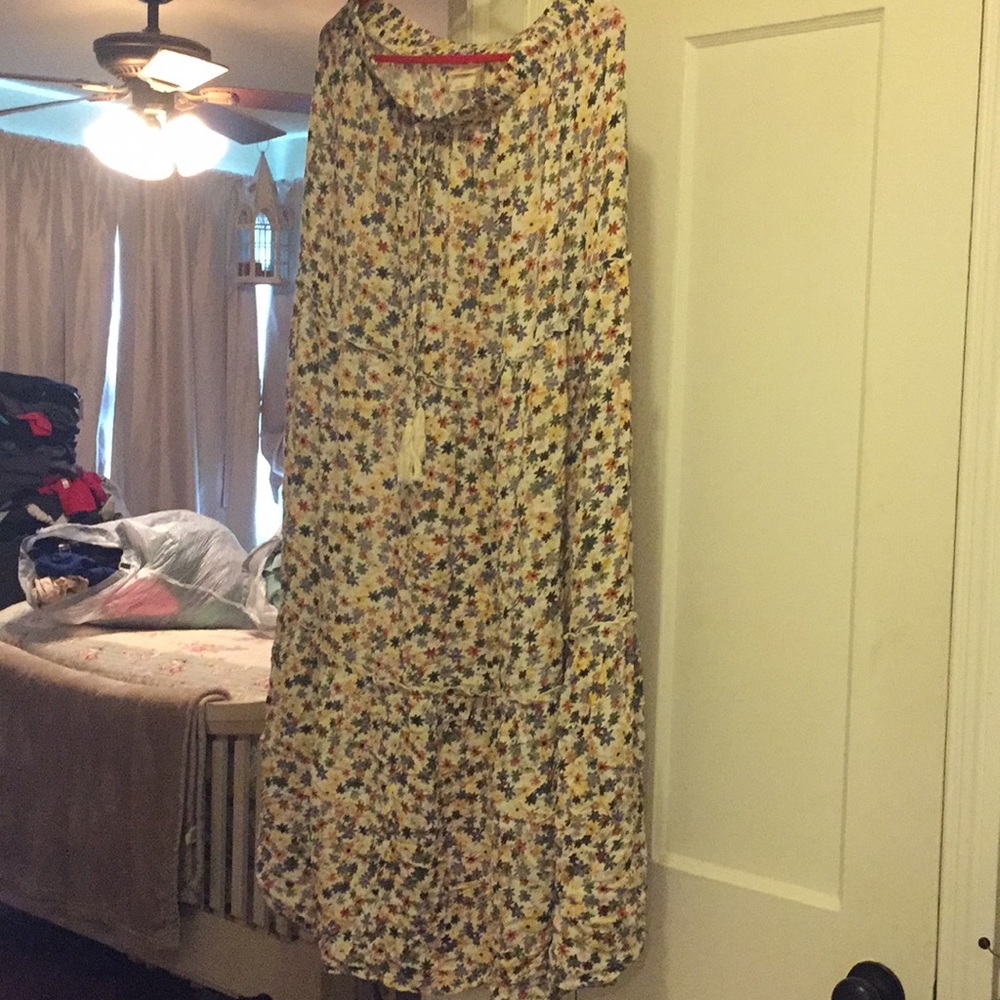 Floor length maxi skirt